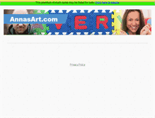 Tablet Screenshot of annasart.com